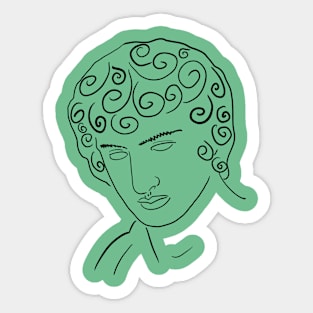 Greek ancient statue Sticker